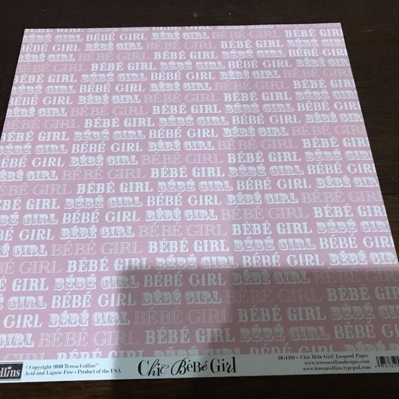 Teresa Collin’s Chic Be’Be’ Girl Scrapbook Items Vintage 2010 Sealed with Extras - Picture 16 of 16